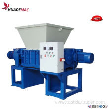 Double shaft plastic shredder